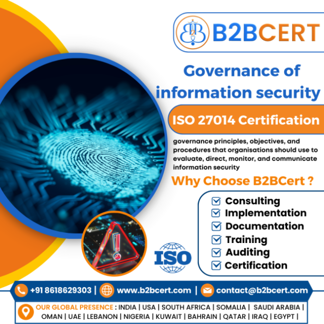 ISO 27014 Consultants Services in New York